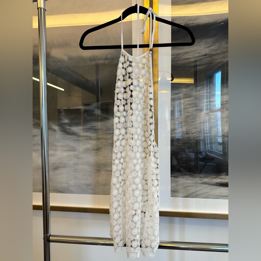 Lovers & Friends-Mesh Floral Lace Dress